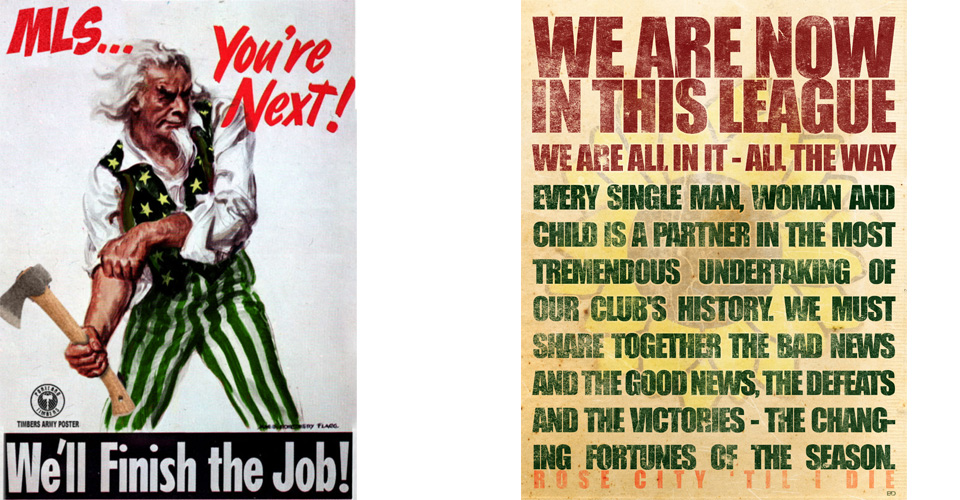 MLS Is Next MLS is Next poster- Timbers Army propaganda