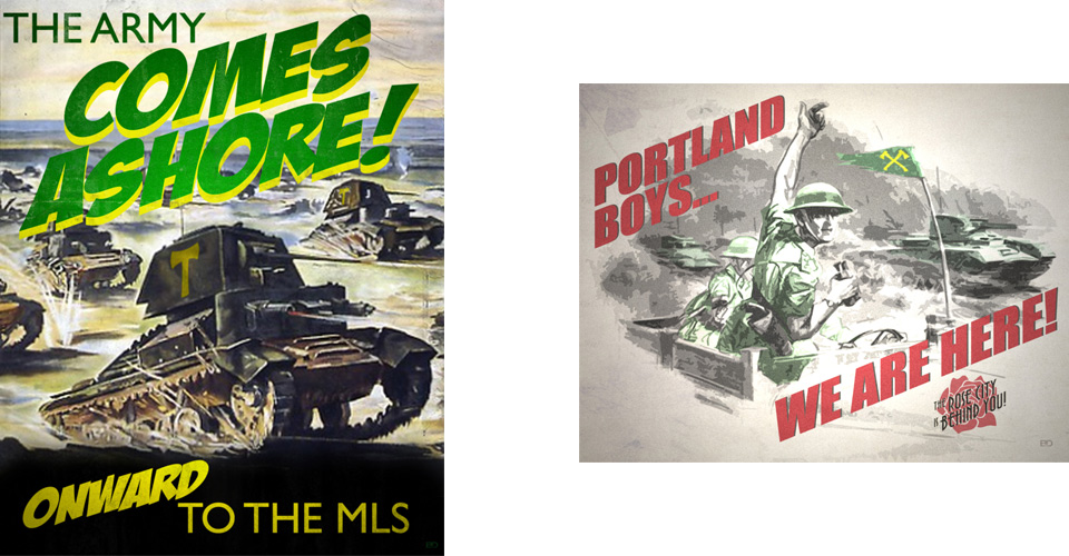 Portland Timbers Army Propaganda Posters Portland Timbers Army Propaganda Posters