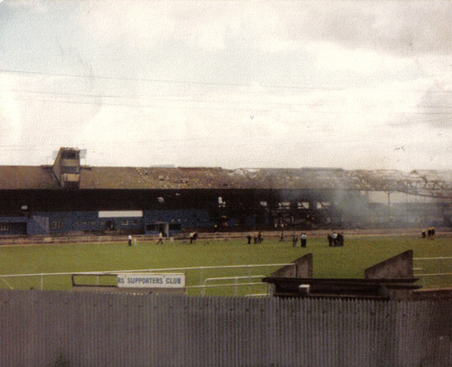 Eastville Stadium Fire Eastville Stadium fire
