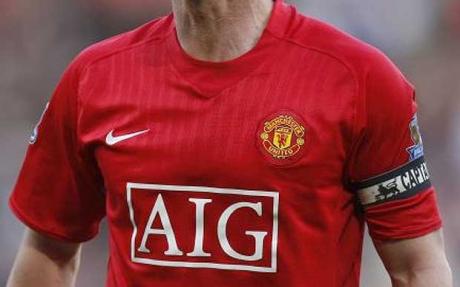 aig AIG, soon to be replaced by AON as Man Utd's sponsor