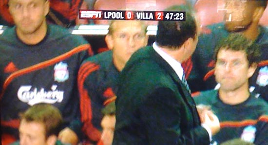 Rafa Benitez Under the gaze