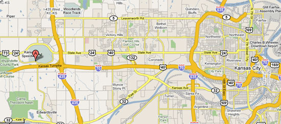 Location of proposed Kansas City Wizards stadium Location of proposed Kansas City Wizards stadium