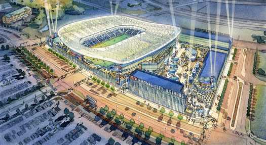 Kansas City Wizards new stadium rendering Kansas City Wizards new stadium rendering
