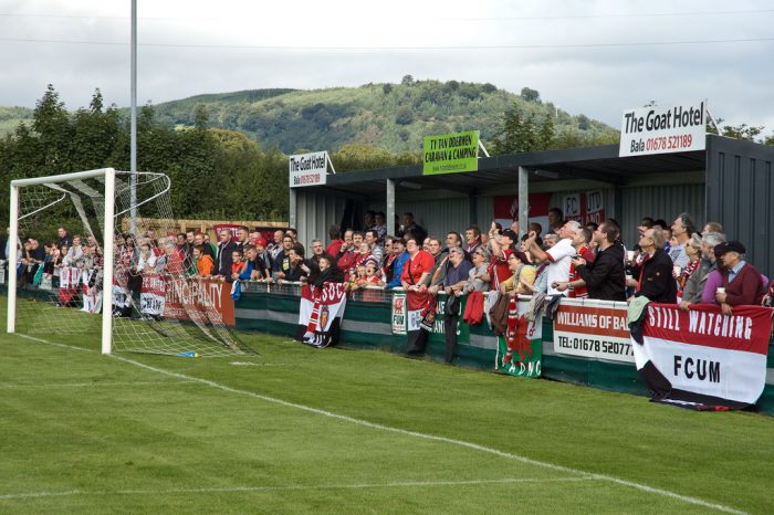 Friendly. Bala Town 1-6 FC United of Manchester. Maes Tegid, Bala, Gwynedd, Wales Friendly. Bala Town 1-6 FC United of Manchester. Maes Tegid, Bala, Gwynedd, Wales