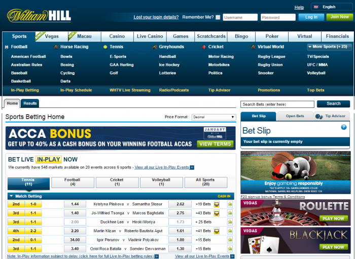 William Hill Sports Bonus Code