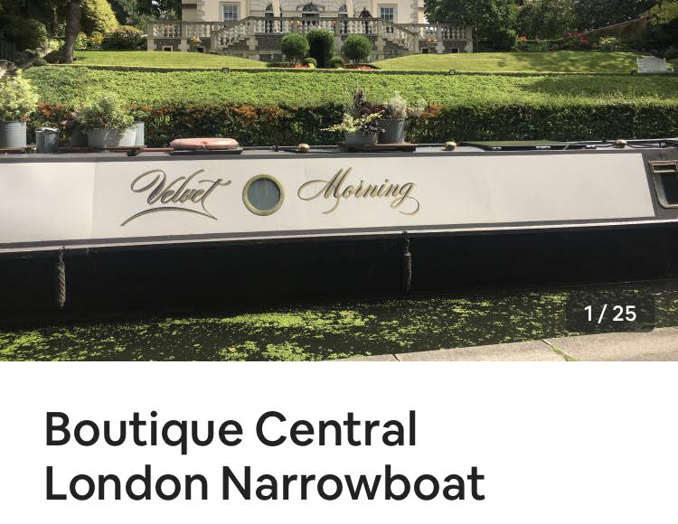 Boutique Central London Narrowboat in West London